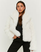 Faux Fur Jacket | Off White