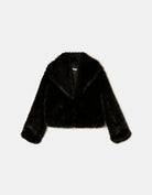 Faux Fur Jacket | Black