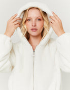 Faux Fur Jacket | White