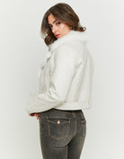 Biker Jacket with Faux Fur | Off White