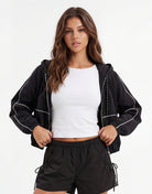 Zip Up Jacket | Black