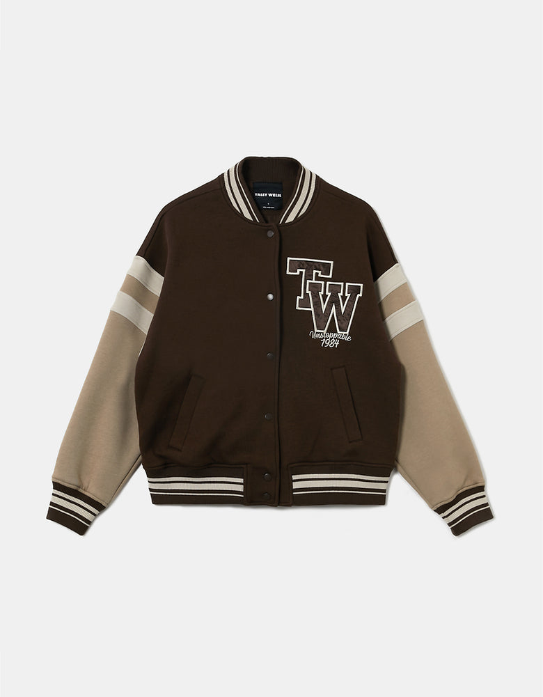 Varsity Jacket | Brown
