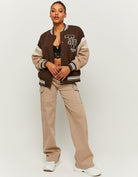 Varsity Jacket | Brown