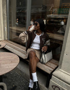 Varsity Jacket | Brown