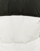 Sleeveless Puffer Jacket | Black-White