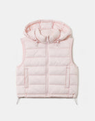 Sleeveless Padded Jacket | Pink