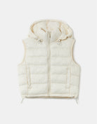 Sleeveless Padded Jacket | White