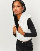 Lightweight Sleeveless Padded Jacket | Off White