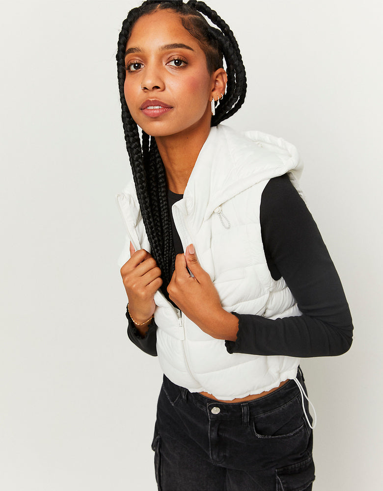 Lightweight Sleeveless Padded Jacket | Off White