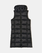 Long Padded Jacket | Black