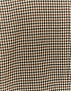 Checkered Double Breasted Blazer | Brown Checks