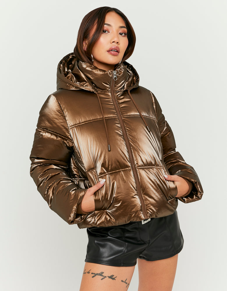 Puffed Jacket | Bronze