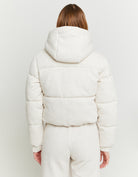 Padded Jacket | Beige Chiné