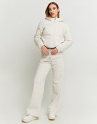Padded Jacket | Beige Chiné