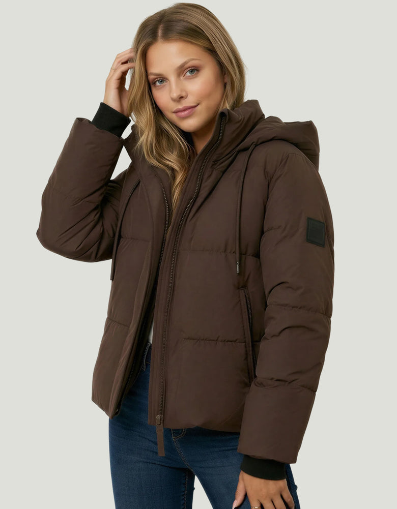 Puffed  Jacket | Brown
