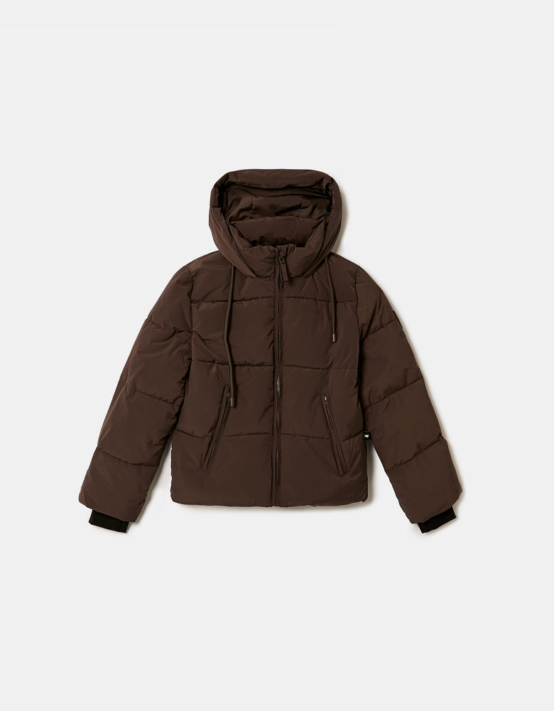 Puffed  Jacket | Brown