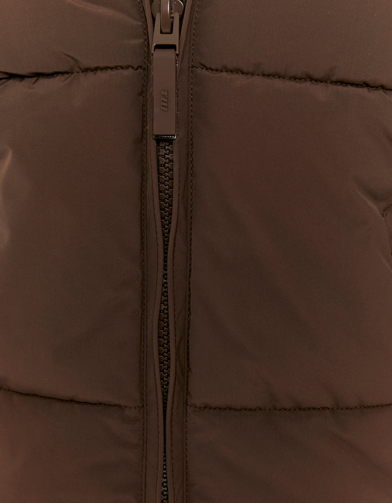 Puffed  Jacket | Brown