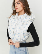 Padded Vest | Floral Print