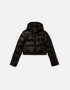 Cropped Padded Jacket | Black