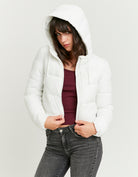 Cropped Padded Jacket | Off White