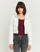 Cropped Padded Jacket | Off White