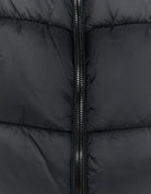 Print Light Padded Vest | Black