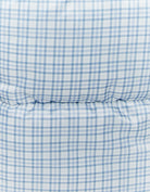 Print Light Padded Vest | Blue Checked