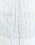 Print Light Padded Vest | Blue Striped