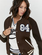 Varsity Jacket | Brown