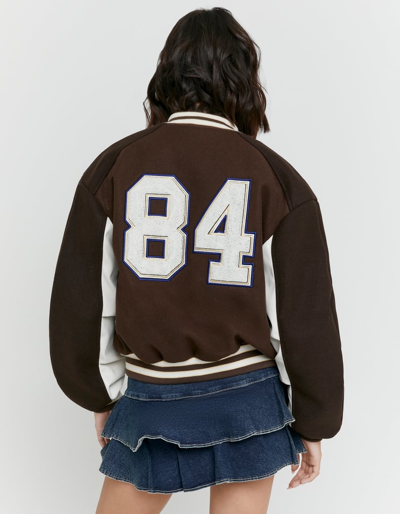 Varsity Jacket | Brown
