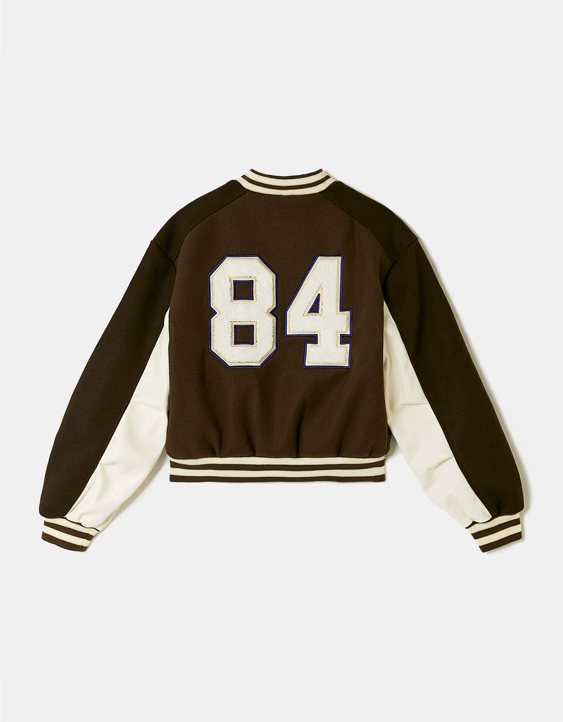 Varsity Jacket | Brown