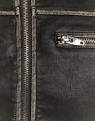 Faux Leather Jacket | Black