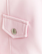 Faux Leather Biker Jacket | Pink