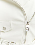 Faux Leather Biker Jacket | Off White
