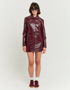 Vinyl Jacket | Bordeau