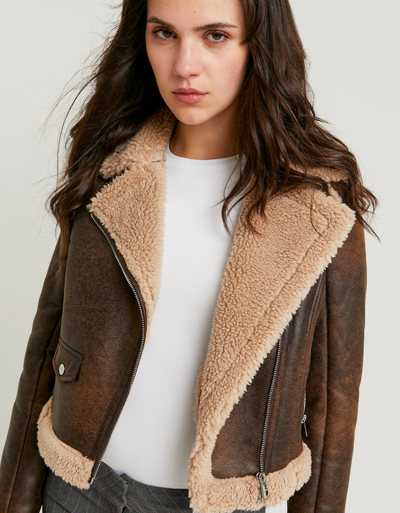 Aviator Jacket | Brown