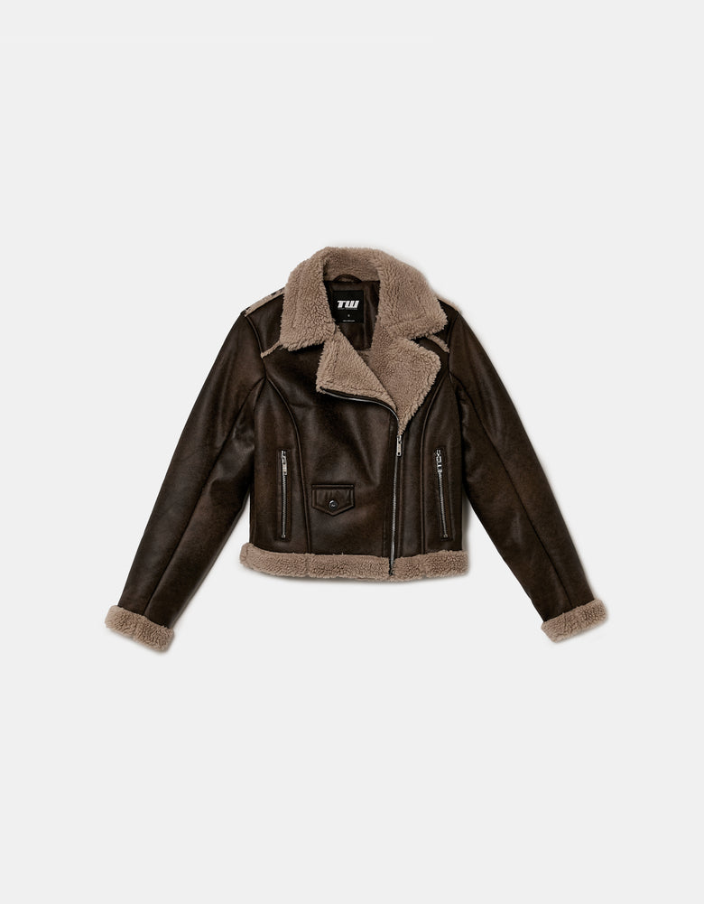 Aviator Jacket | Brown