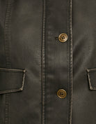 Faux Leather Jacket | Brown