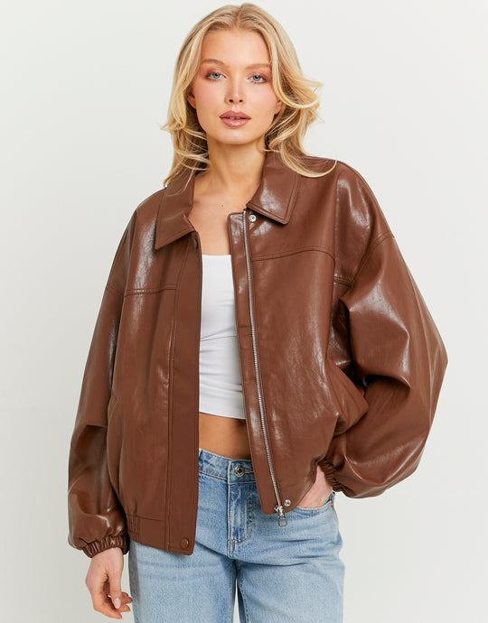 Oversized Jacket | Brown