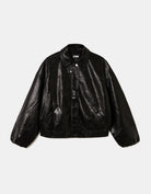 Faux Leather Jacket | Black