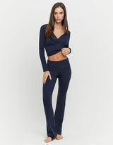 Flare Leggings | Navy