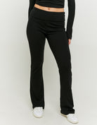 Leggings with Fold | Black