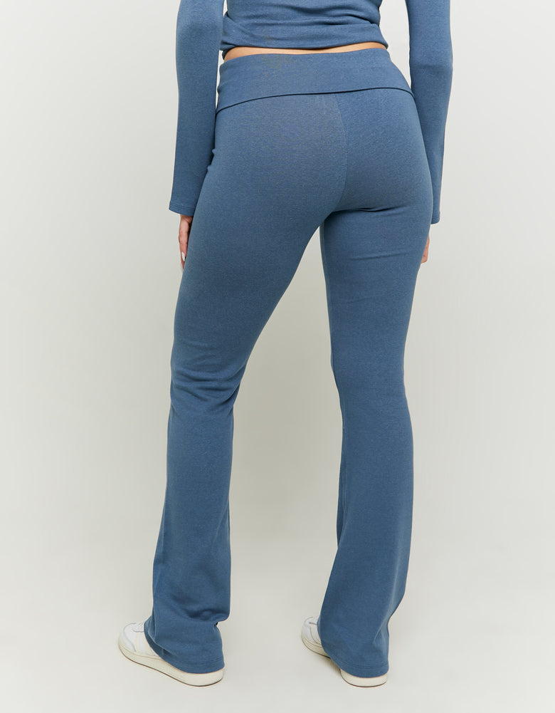 Leggings with Fold | Blue