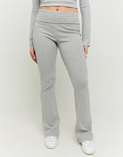 Leggings with Fold | Grey