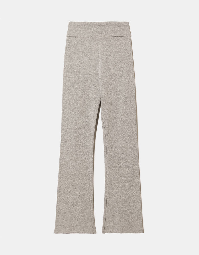 Leggings with Fold | Grey