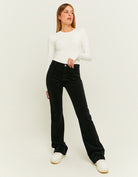 Corduroy Bootcut Pant | Black
