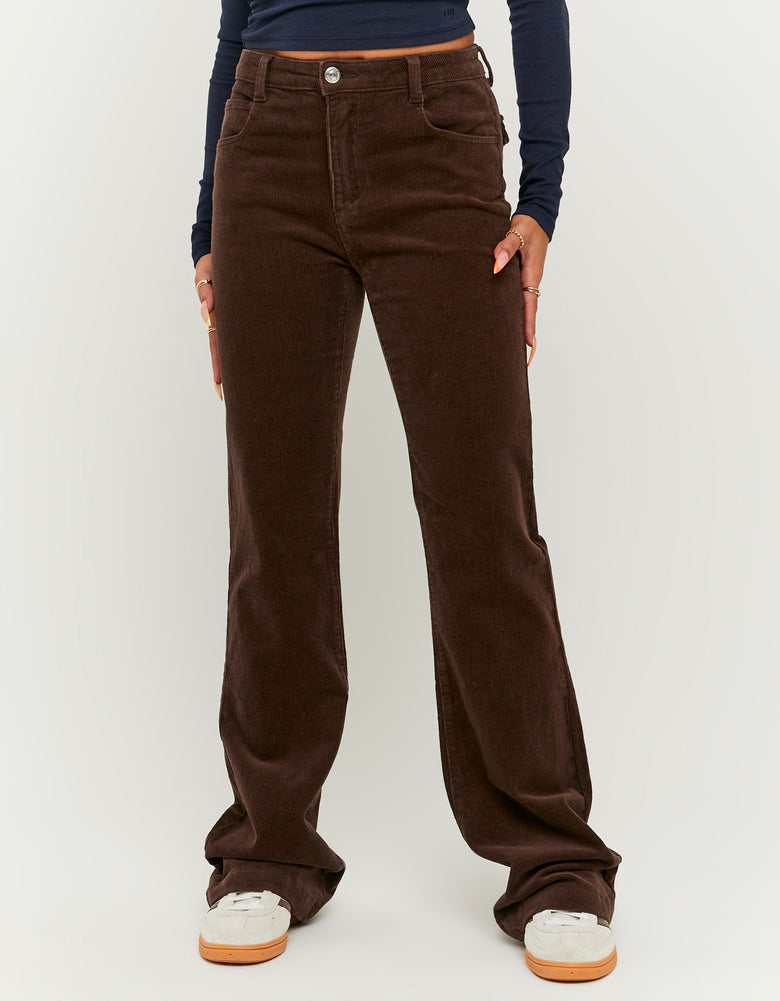 Corduroy Bootcut Pant | Brown