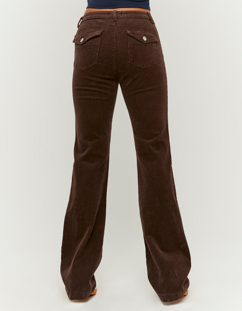 Corduroy Bootcut Pant | Brown