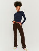 Corduroy Bootcut Pant | Brown