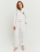 Printed Jogger | Beige chiné